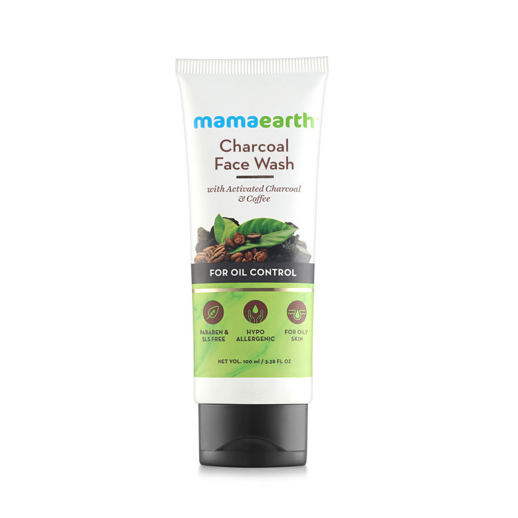 Buy Mamaearth Charcoal Natural Face Wash For Oil Control And Pollution