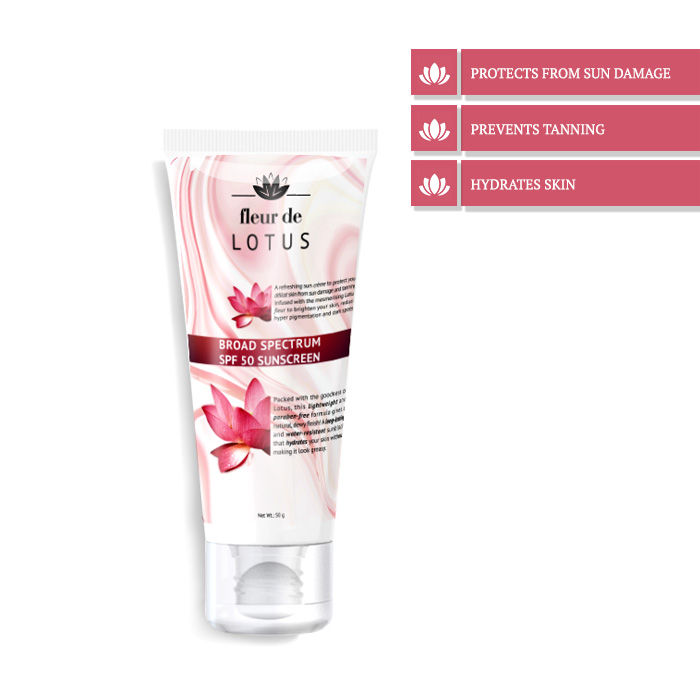 Fleur De Lotus Broad Spectrum Spf 50 Sunscreen