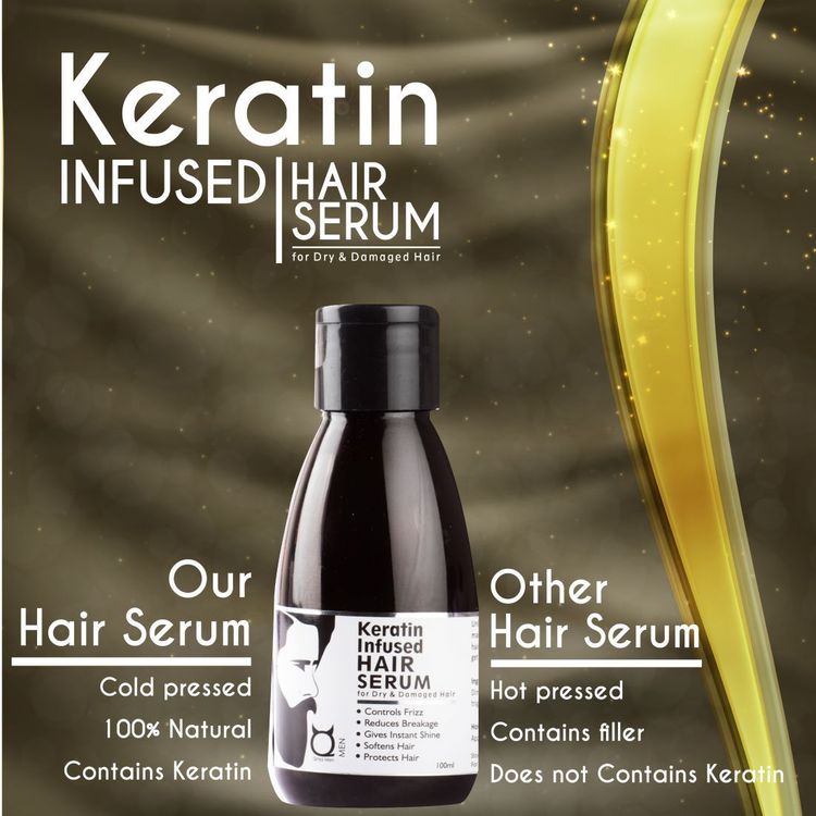 Qraa Men Keratin Infused Hair Serum 100 Ml