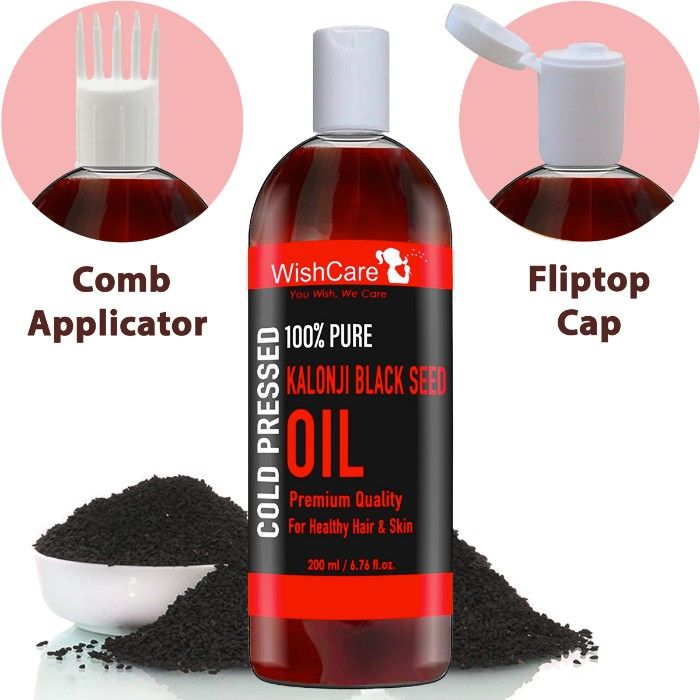 Wishcare 100 Pure Cold Pressed Kalonji Black Seed Oil Sweet