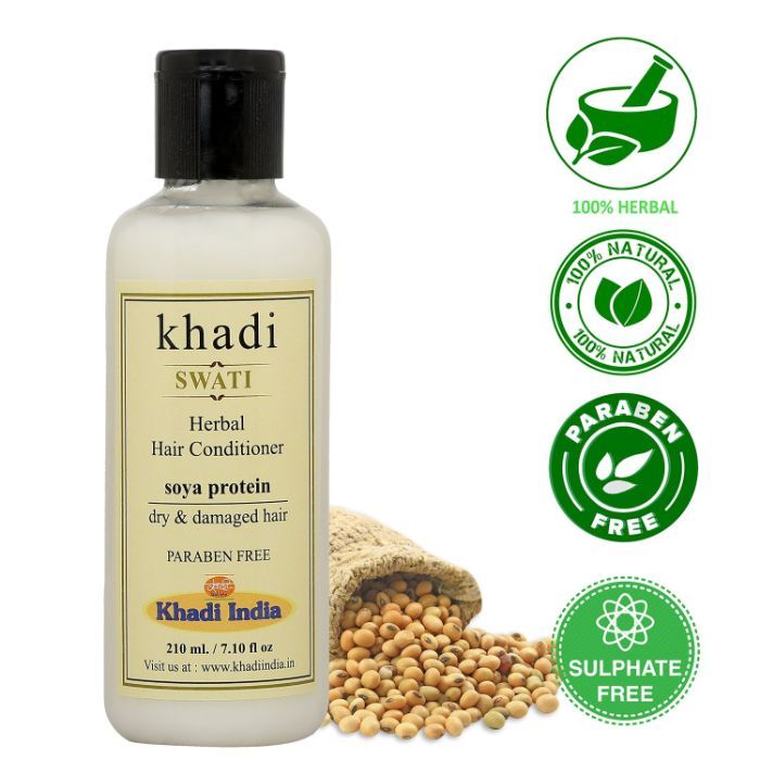 Khadi Herbal Hair Conditioner Soya Protein 210 Ml