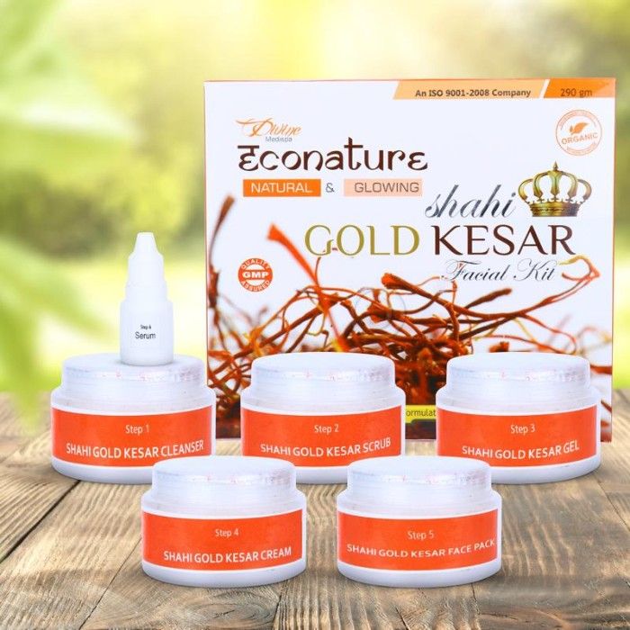 gold kesar facial kit