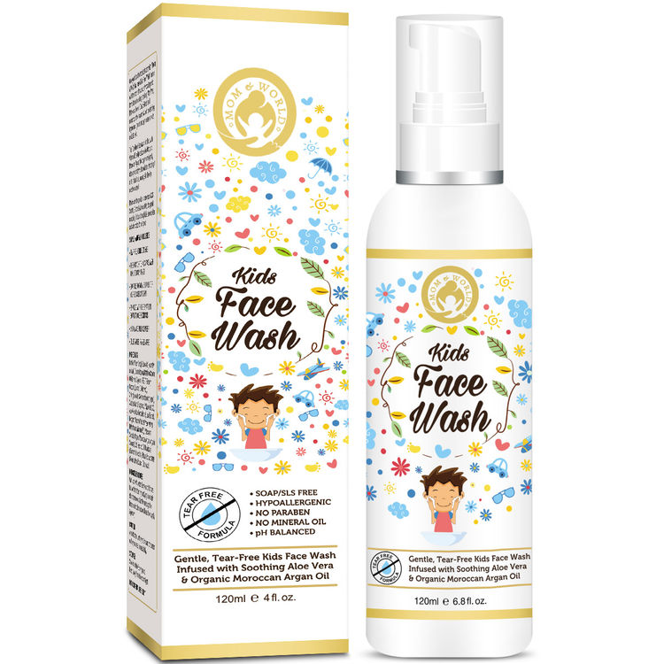 Buy Mom & World Kids Face Wash Tear Free (120 ml)