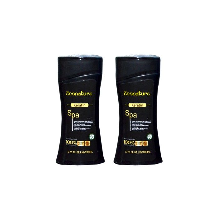 Econature Keratin Shampoo 200 Ml Pack Of 2
