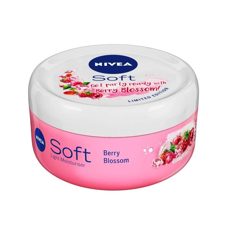 Buy NIVEA Soft Light Moisturising Cream Berry Blossom 50ml online at