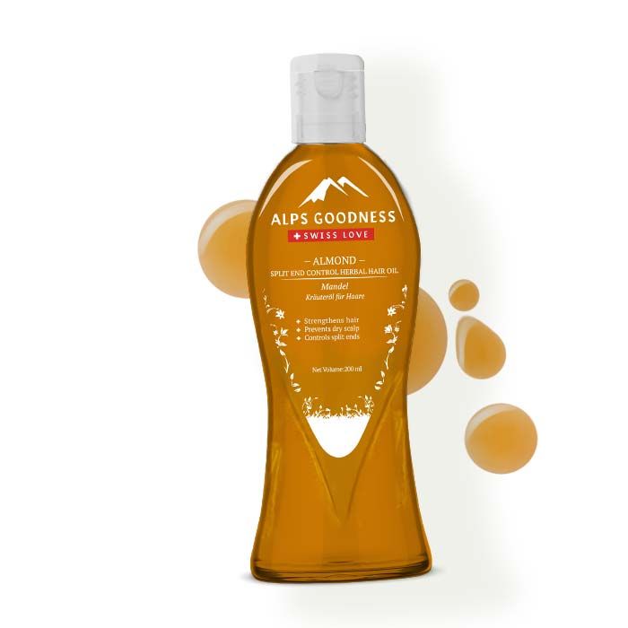 Alps Goodness Herbal Hair Oil Almond 200 Ml