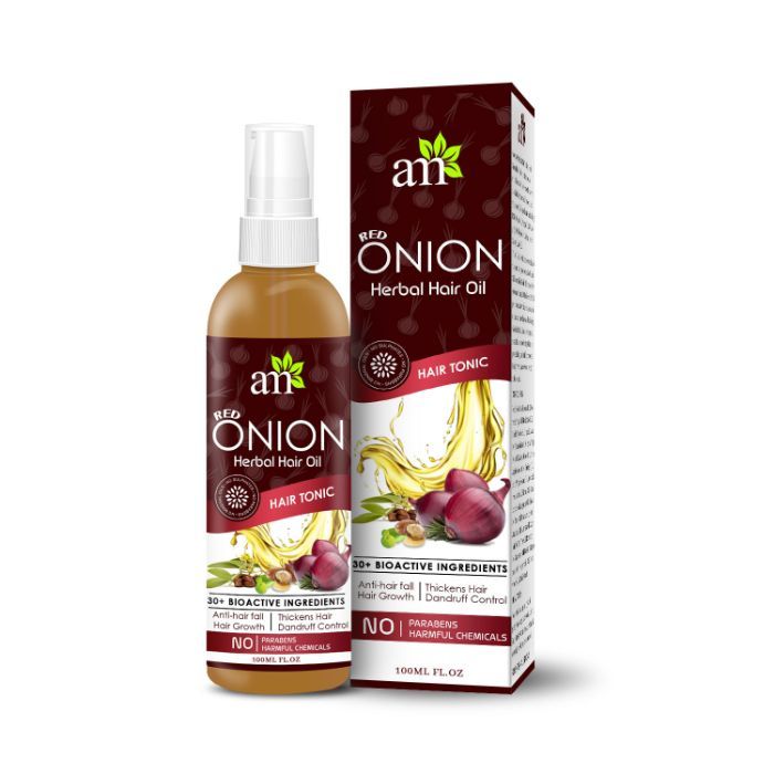 Aromamusk Red Onion Hair Oil For Hair Growth 100 Ml With 30