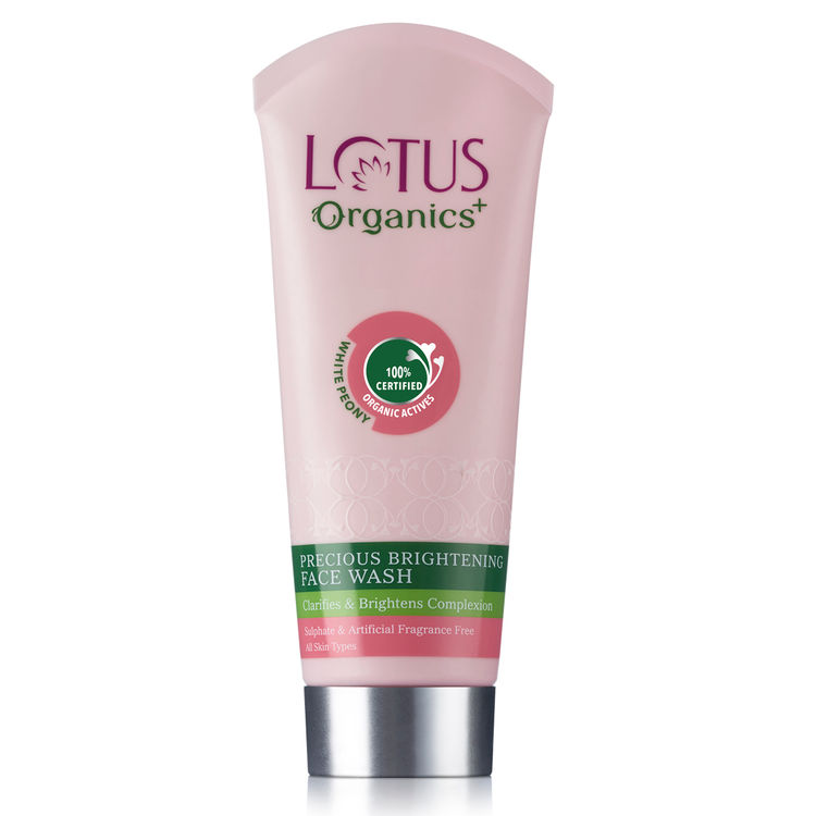 lotus brightening face wash