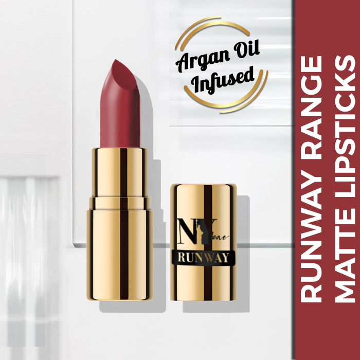 NY Bae Argan Oil Infused Matte Lipstick, Runway Range, Pink - Stage Wear 20 (4.5 g)