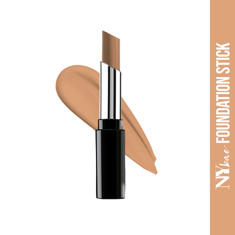 NY Bae Almond Oil Infused Foundation Concealer Contour Color Corrector Stick, For Wheatish Skin, Runway Range - Backstage Trial in Porcelain 05