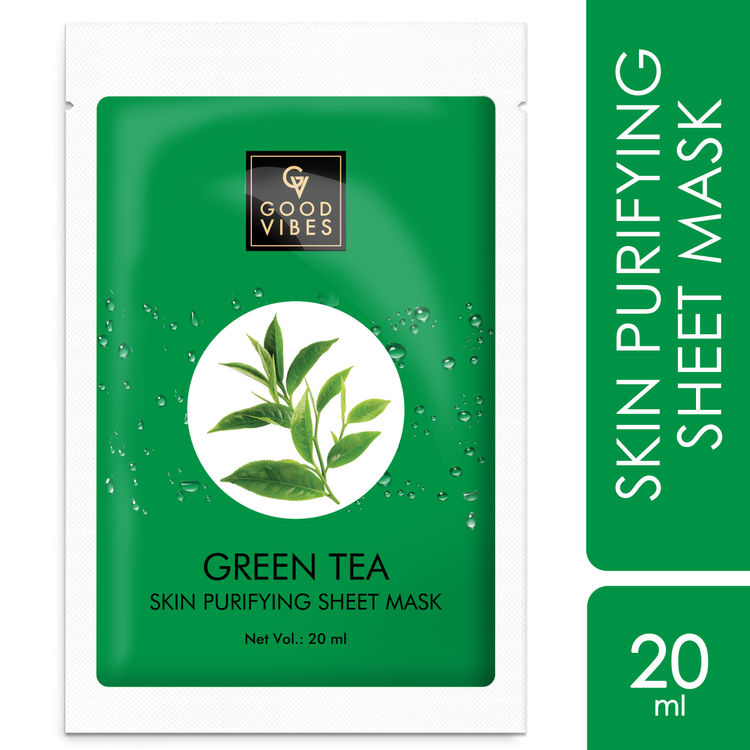 Good Vibes Skin Purifying Sheet Mask - Green Tea (20 ml)