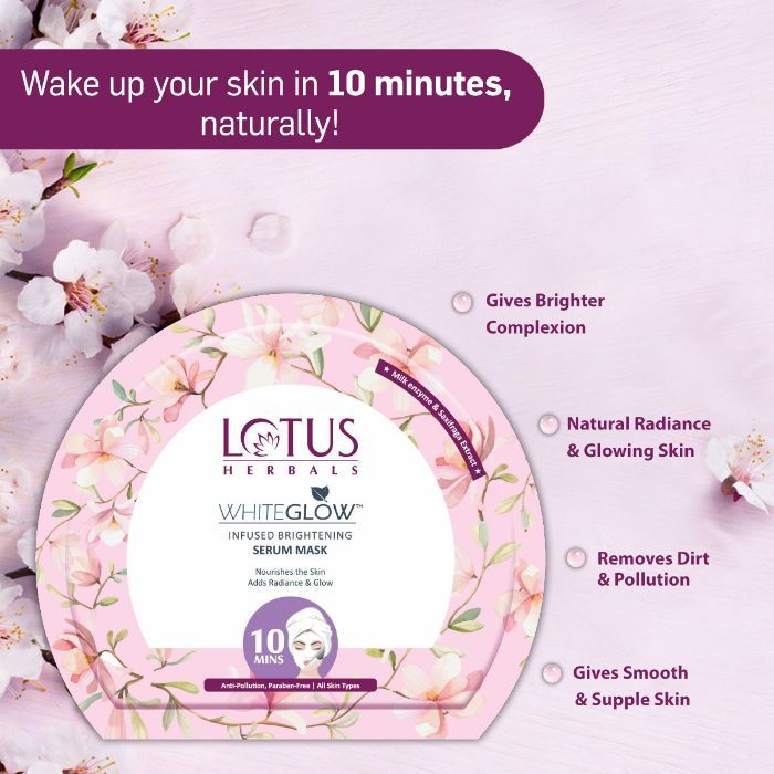 lotus white glow face serum