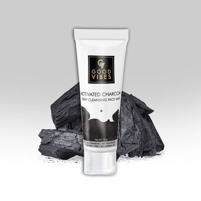 Buy Good Vibes Deep Cleansing Face Mask Activated Charcoal Travel Size 10 G Online Purplle *about this video friends,today am sharing with you. good vibes deep cleansing face mask activated charcoal travel size 10 g