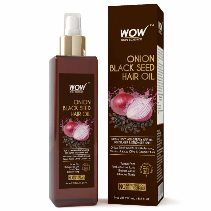 Wow Skin Science Onion Black Seed Hair Oil 200 Ml