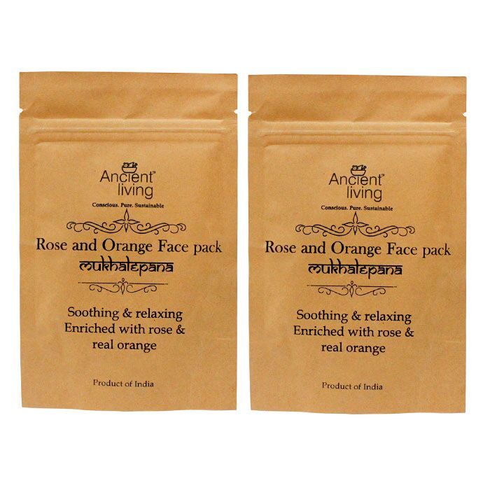 Ancient Living Rose Orange Face Pack 40 G Set Of 2 We need all natural beauty products that offer true health and rejuvenation to our skin and bodies. purplle com
