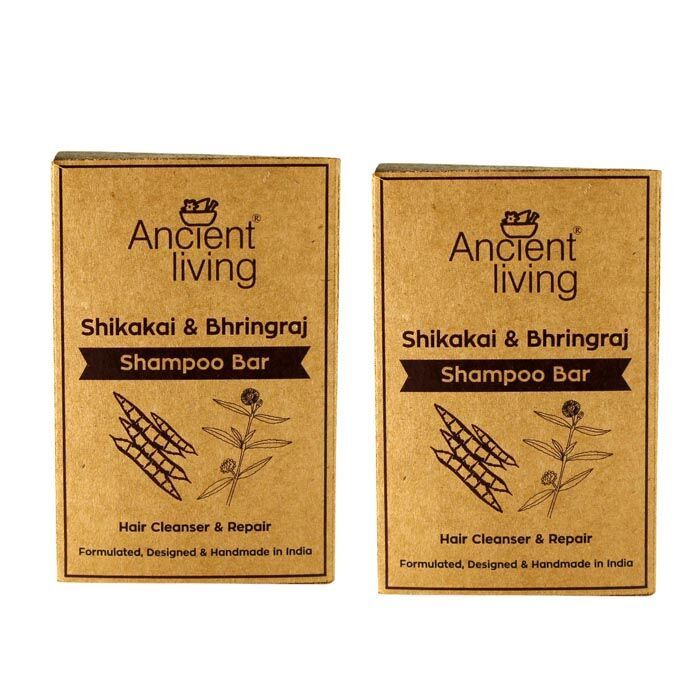 Buy Ancient Living Shikakai Bhringraj Shampoo Bar 100 G Set Of 2 Online Purplle Botanica activated charcoal hair shampoo. ancient living shikakai bhringraj shampoo bar 100 g set of 2