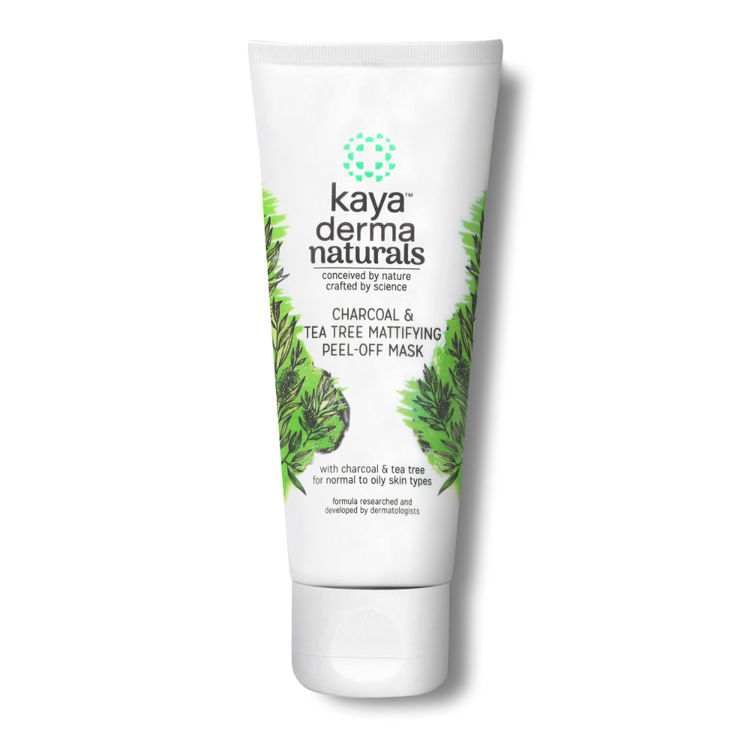 Buy Kaya Clinic Charcoal Tea Tree Mattifying Peel Off Mask Clean Pores Gives Brighter Skin For Normal To Oily Skin Types 50 Ml Online Purplle