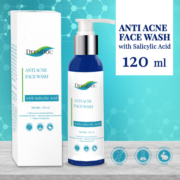 Dermdoc Skin Purifying Face Wash With Salicylic Acid 120 Ml