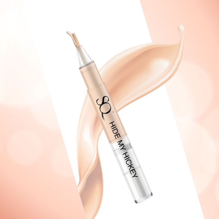Stay Quirky Flow Through Liquid Concealer Pen, Ivory, Hide My Hickey, For Fair Skin Tone - The One On The Navel 4 (3 ml)