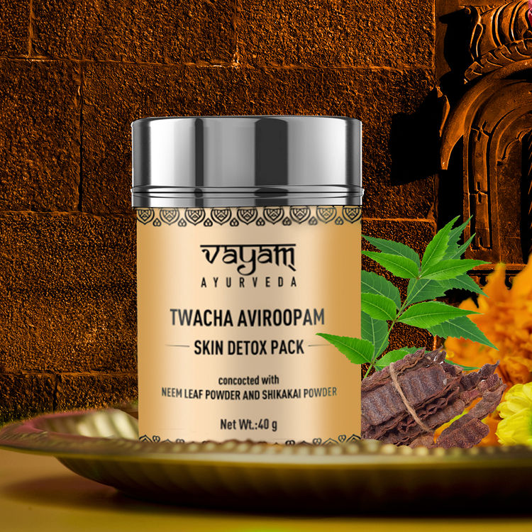 Vayam Ayurveda Twacha Aviroopam Skin Detox Face Pack Concoted With Neem Leaf Powder And Shikakai Powder 40 G We focus on research and development. vayam ayurveda twacha aviroopam skin detox face pack concocted with neem leaf powder and shikakai powder 40 g