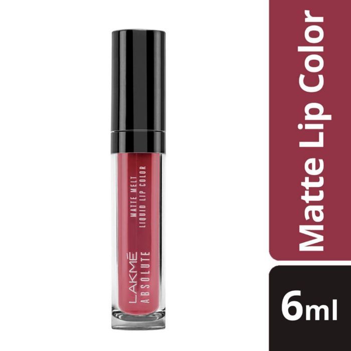 Lakme Absolute Matte Melt Liquid Lip Color Pink Silk 6 Ml Lakme argan oil foundation in honey dew 3. lakme absolute matte melt liquid lip color pink silk 6 ml