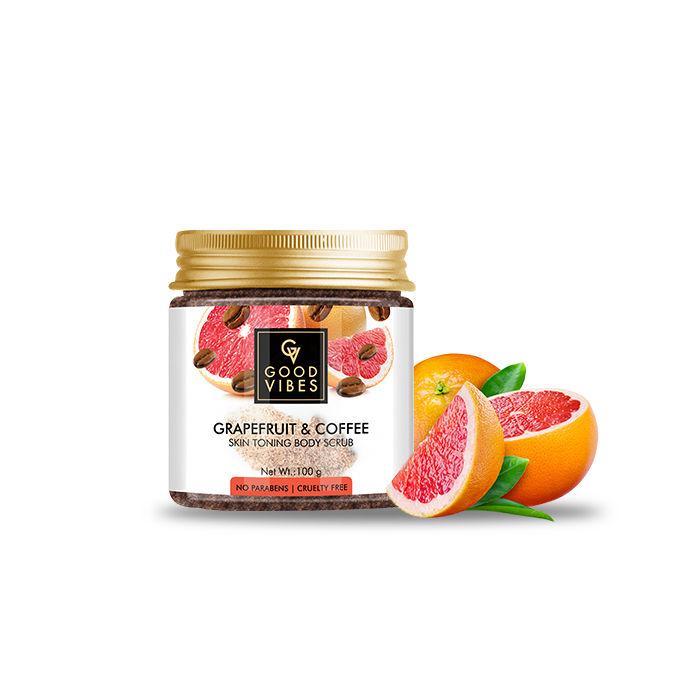 Good Vibes Skin Toning Body Scrub - Grapefruit & Coffee ...
