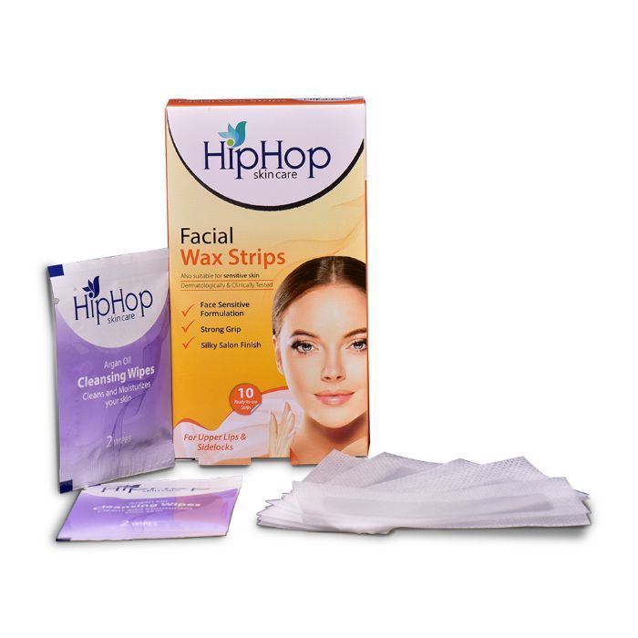 Hiphop Facial Wax Strips With Argan Oil Upper Lip Sidelocks