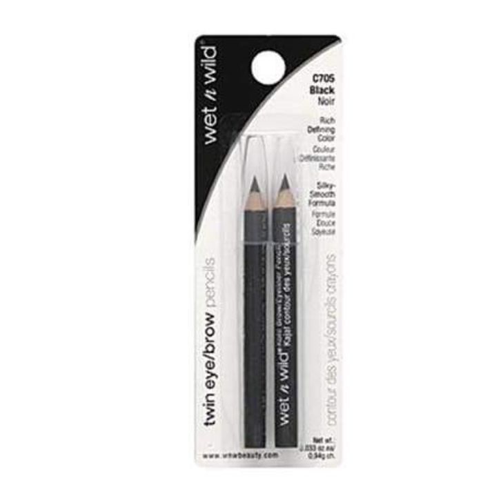 Buy Wet n Wild Twin Eyebrow Pencil - Black /Noir (Black) (0.94 g