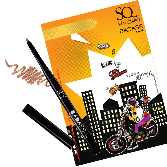 Stay Quirky Kajal Bronze Badass 1 0 25 G If eyes could kill then this stay quirky badass kajal is surely the weapon.