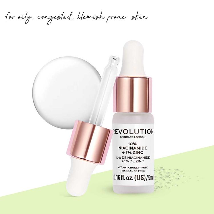 Makeup Revolution Skincare Blemish and Pore Refining Serum - 10% Niacinamide + 1% Zinc (30 ml)