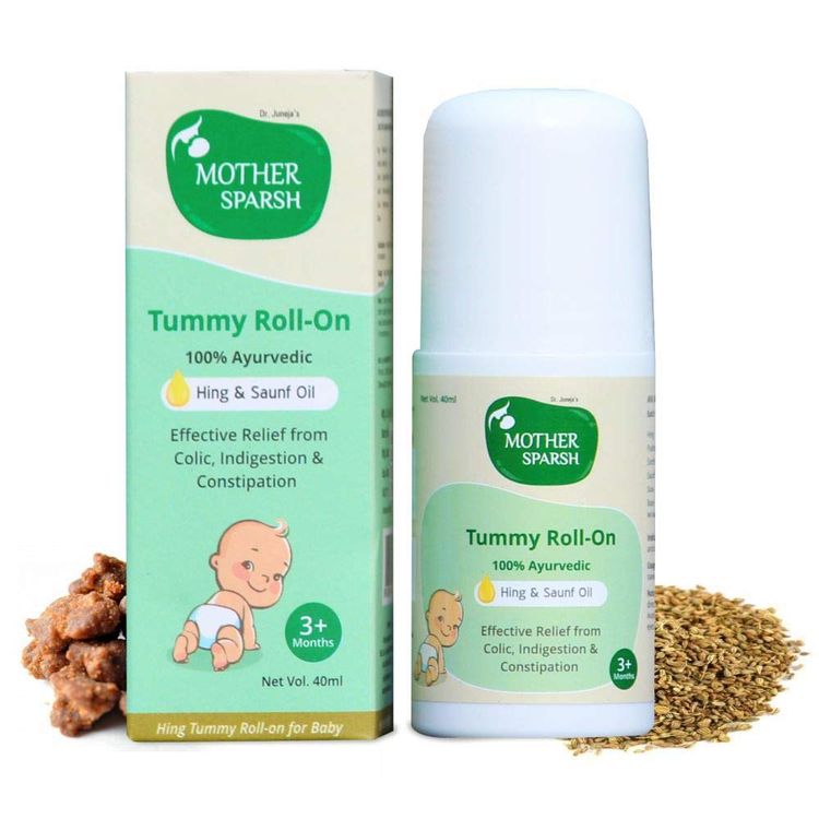 Buy Mother Sparsh Hing Tummy Roll On 40ml online at purplle.com.