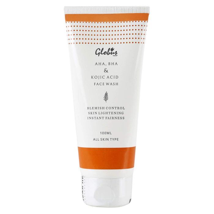 Globus Naturals Youth Extended - Exfoliating Face Wash Cleanser with AHA, BHA & Kojic Acid (100 ml)