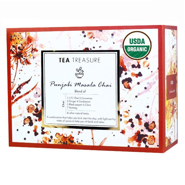 Buy Tea Treasure Punjabi Masala Chai with cinnamon, ginger, cardamom