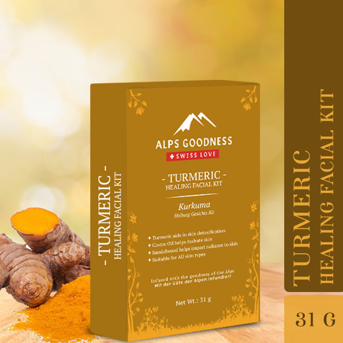 Alps Goodness Healing Facial Kit - Turmeric (31 gm)