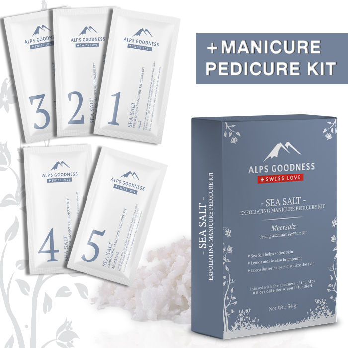 Buy Alps Goodness Sea Salt Exfoliating Manicure Pedicure Kit (34 Online | Purplle