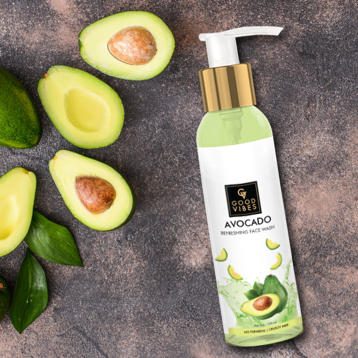 Buy Good Vibes Refreshing Face Wash Avocado (120 ml) online at
