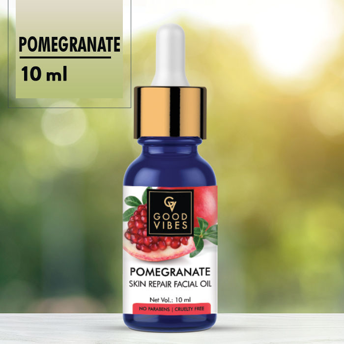 Buy Good Vibes Skin Repair Facial Oil Pomegranate (10 ml) online at