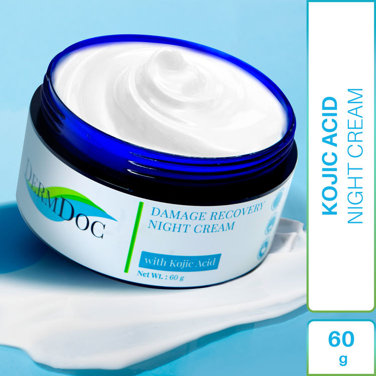 DermDoc Damage Recovery Night Cream with 2% Kojic Acid (60 gm)