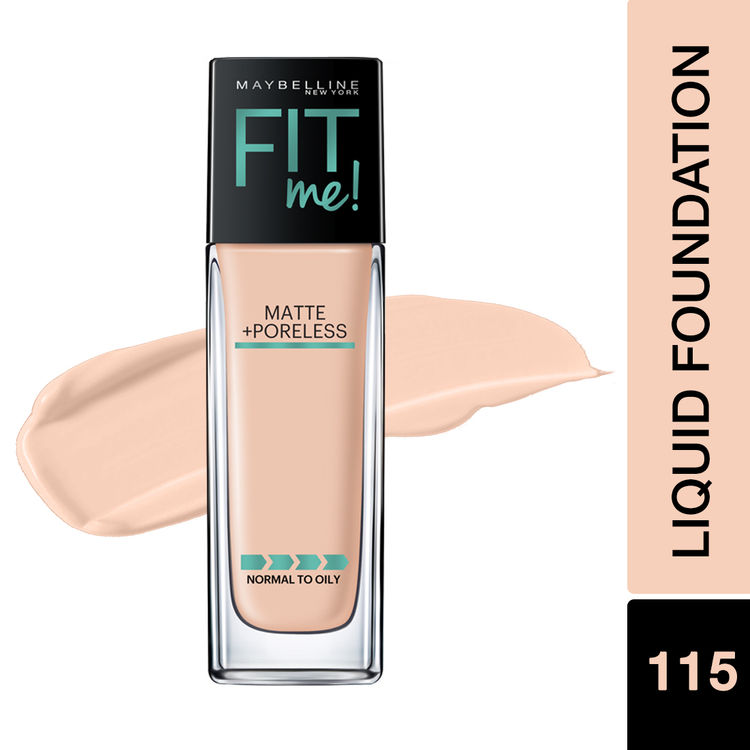 Buy Maybelline New York Fit Me Matteporeless Liquid Foundation 115