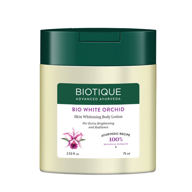 Buy Biotique Bio White Orchid Skin Whitening Body Lotion (75 ml) online