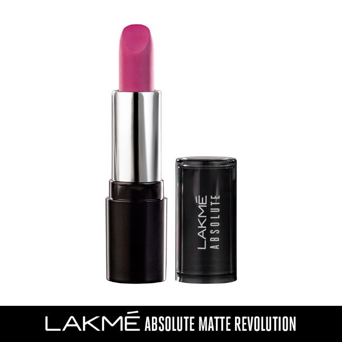 Lakme Absolute Matte Revolution Lip Color 201 Insane Pink 3 5 G Lakme enrich matte lipstick is available in twenty shades. lakme absolute matte revolution lip color insane pink 201 3 5 g