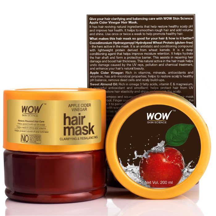 Wow Skin Science Apple Cider Vinegar Hair Mask 200 Ml