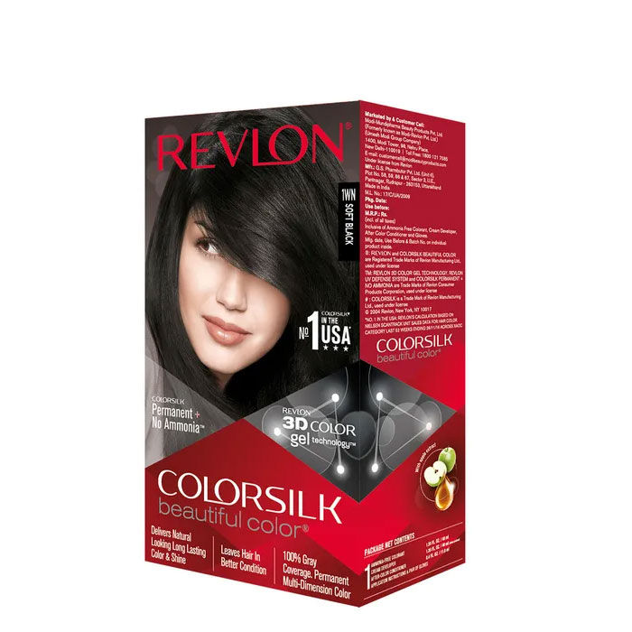 Revlon Colorsilk Hair Color Soft Black 1WN Revlon Colorsilk Hair Color Soft Black 1WN