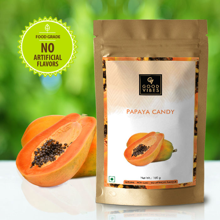 Buy Good Vibes Candy Papaya 100 Gm Online Purplle