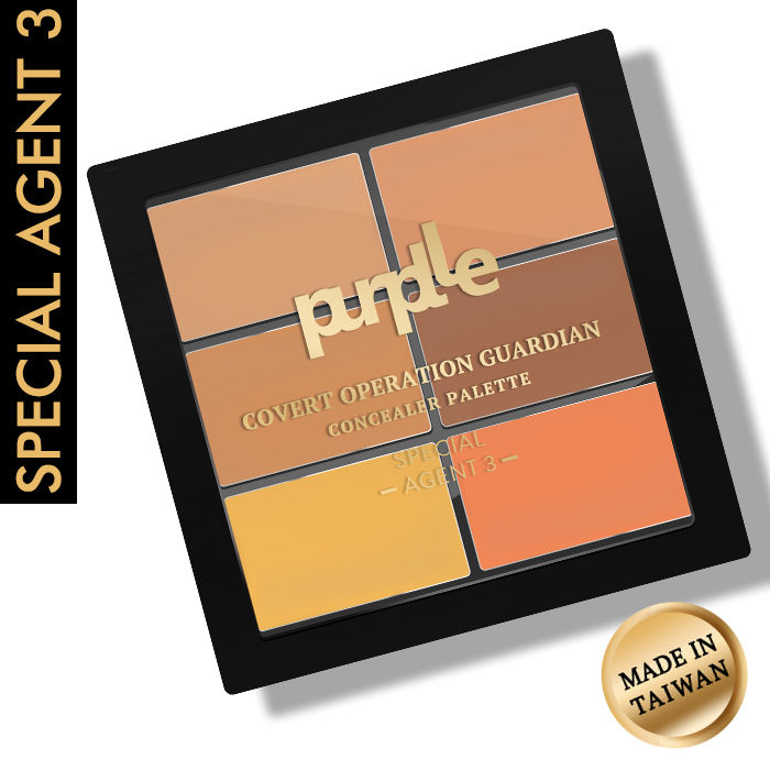 Purplle Concealer Palette, Covert Operation Guardian - Special Agent 3 (12 g)