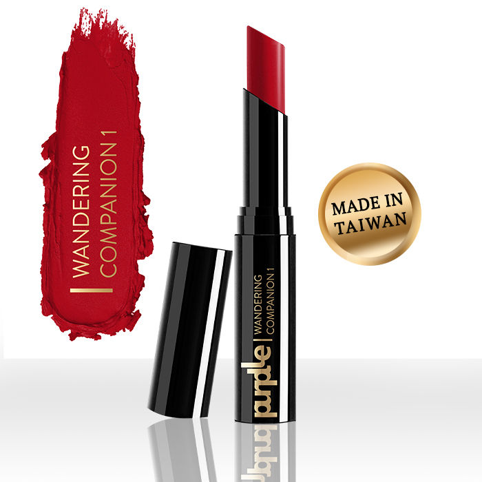 Purplle Ultra HD Velvet Matte Lipstick, Red - Wandering Companion 1 (2.5 g)