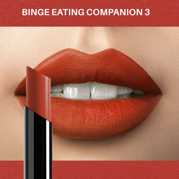 Purplle Ultra HD Velvet Matte Lipstick, Brown - Binge Eating Companion 3 (2.5 g)