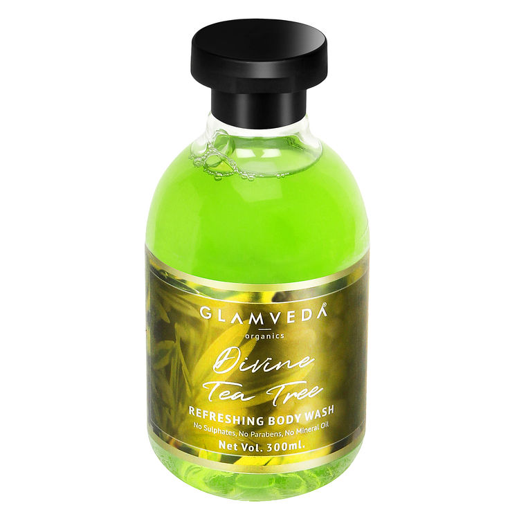 Buy Glamveda Divine Tea Tree Body Wash & Lotion Combo (600 ml) online