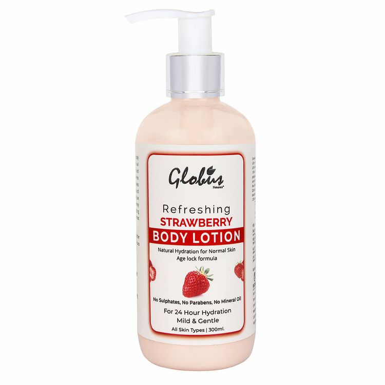 Globus Naturals Refreshing Strawberry Body Lotion (300 ml)