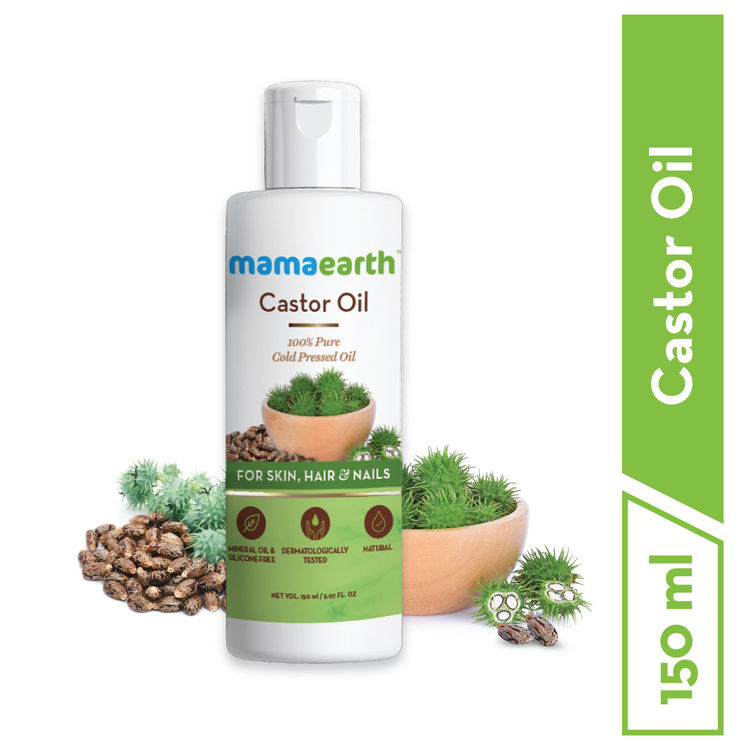 Mamaearth 100 Pure Castor Oil Cold Pressed To Support Hair